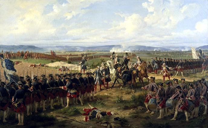 Henri Felix Emmanuel Philippoteaux The Battle of Fontenoy